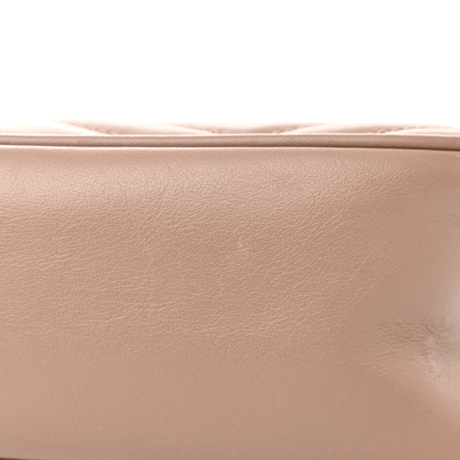 Gucci Calfskin Matelasse Small GG Marmont Chain Shoulder Bag Porcelain Rose 10 of 10