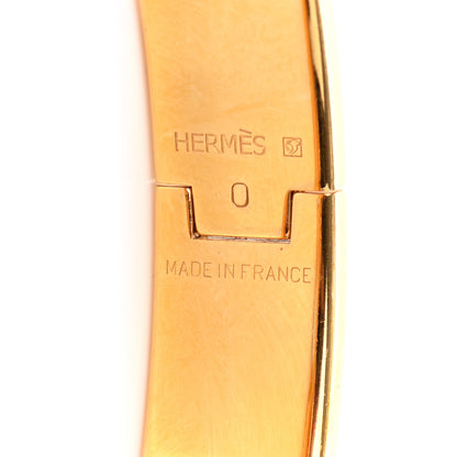 Hermes Narrow Enamel Clic Clac H Bracelet PM Blue Electrique 4 of 4