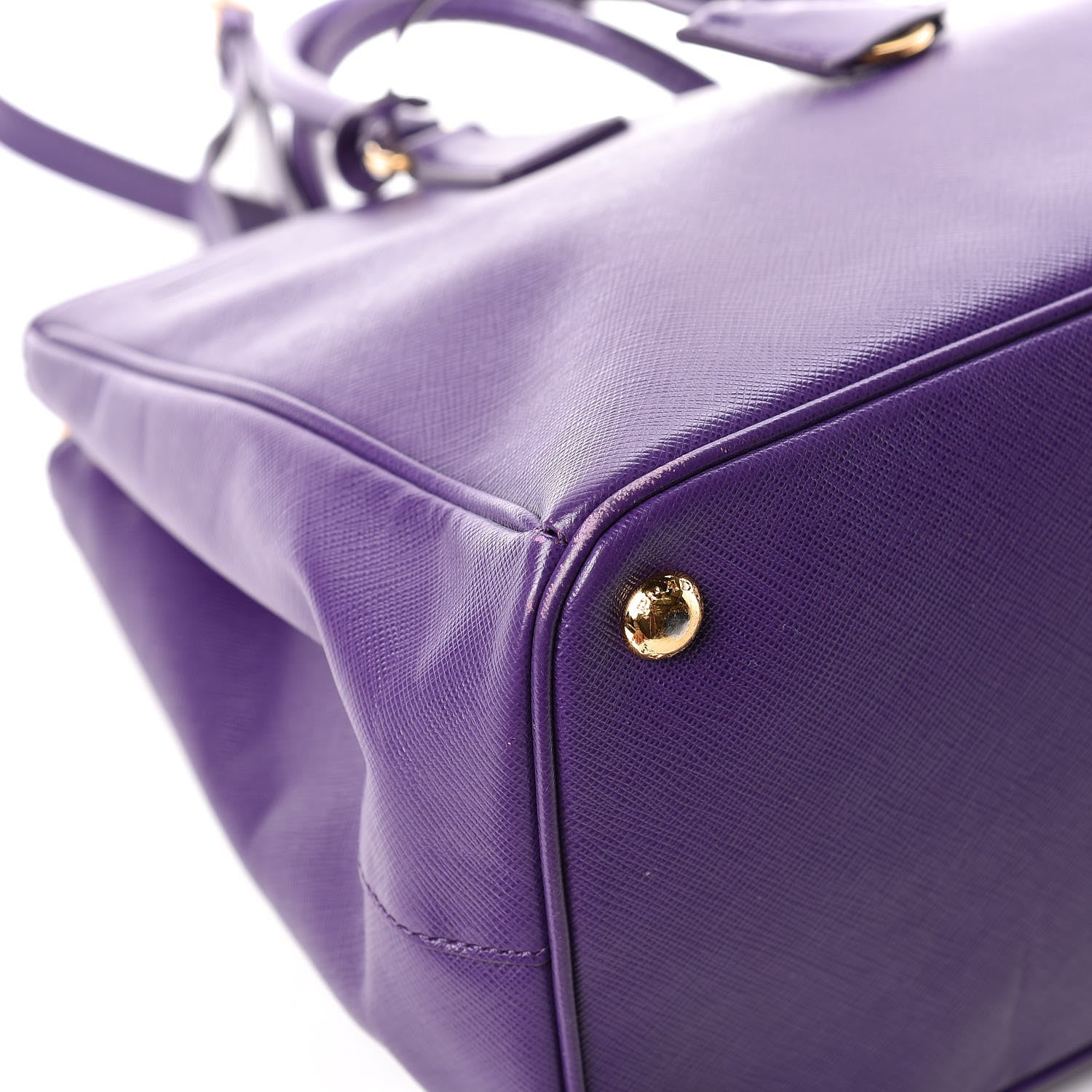 Prada Saffiano Medium Galleria Double Zip Tote Viola 16 of 18