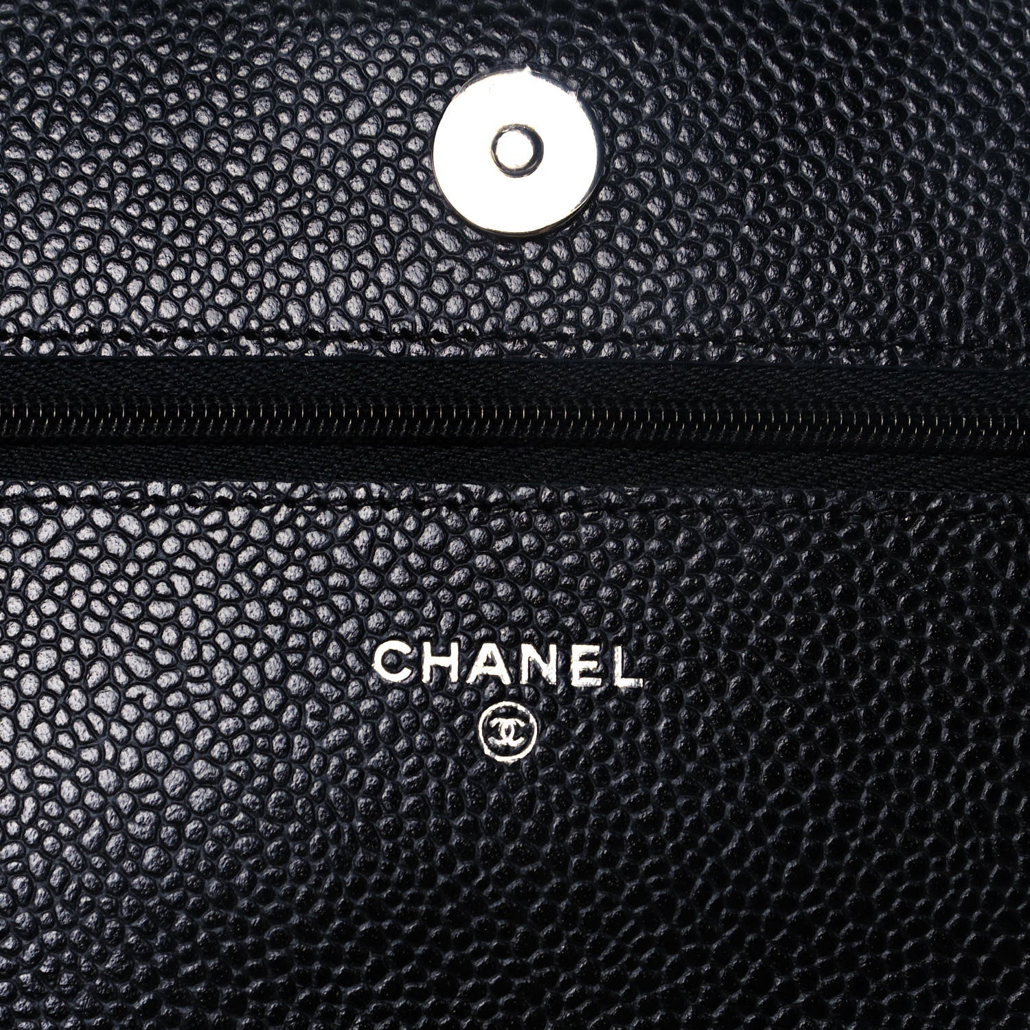 Chanel Caviar Quilted Wallet On Chain WOC Black 6 of 11