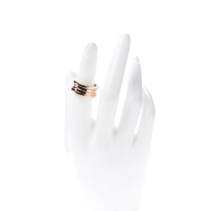 Bulgari 18K Rose Gold B.Zero1 Three-Band Ring 52 6 2 of 5