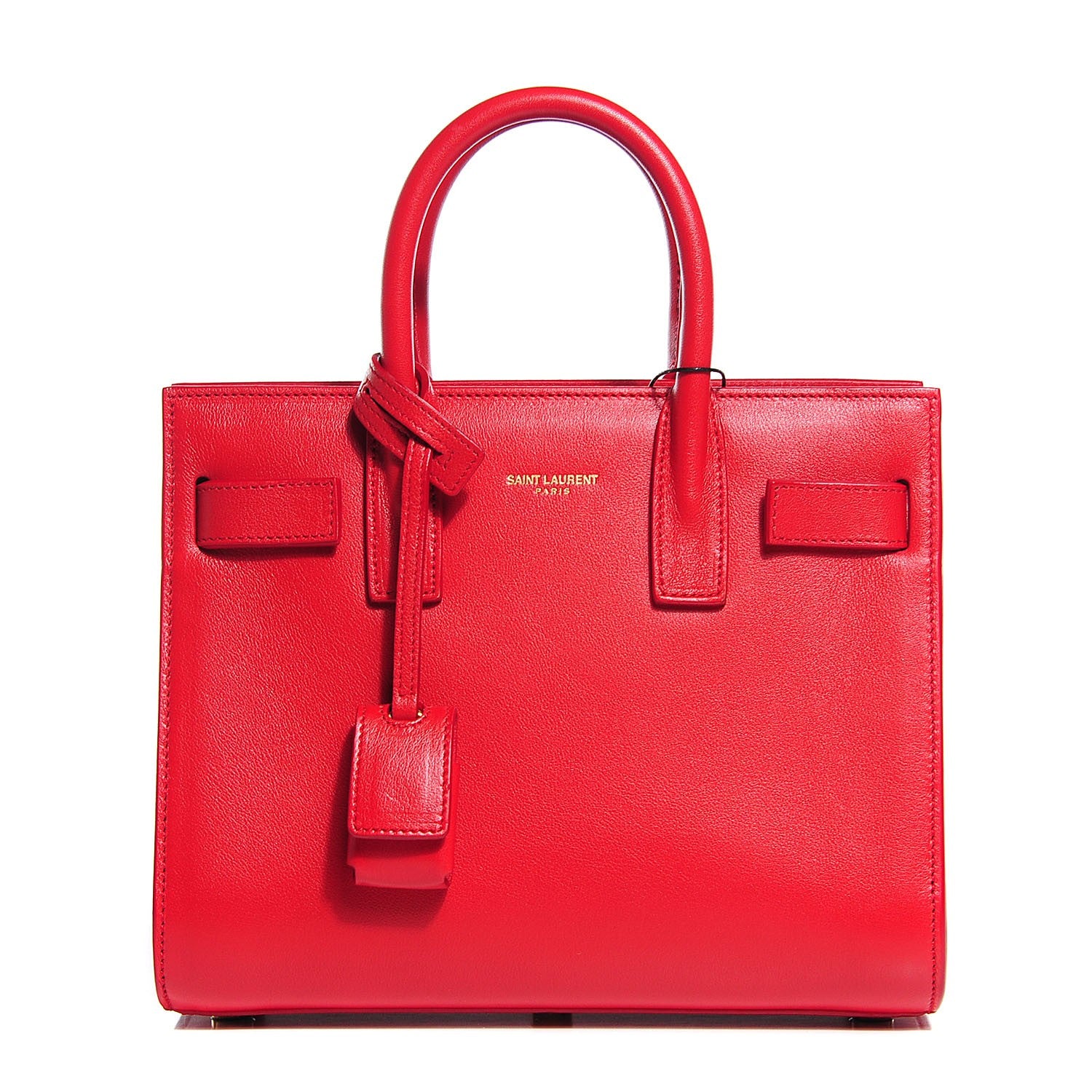 Saint Laurent Calfskin Nano Sac De Jour Lipstick Red 1 of 7