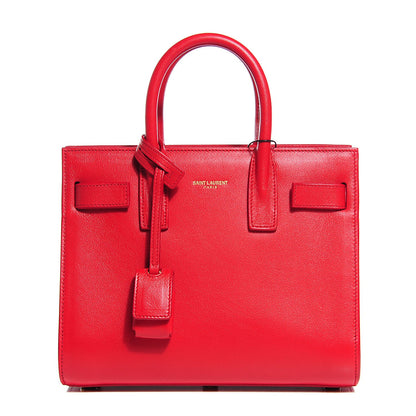Saint Laurent Calfskin Nano Sac De Jour Lipstick Red 1 of 7