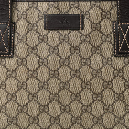 Gucci GG Supreme Monogram Small Joy Tote Dark Brown 8 of 10