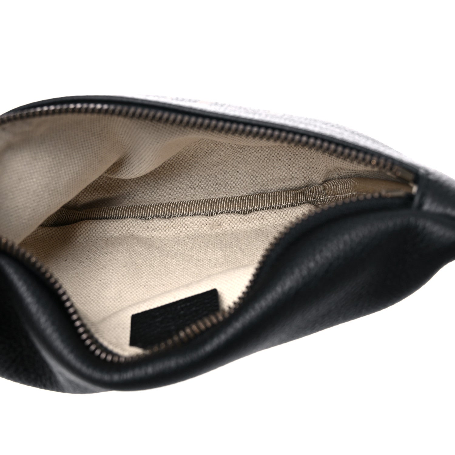 Gucci Grained Calfskin Small Logo Belt Bag Black 5 of 10