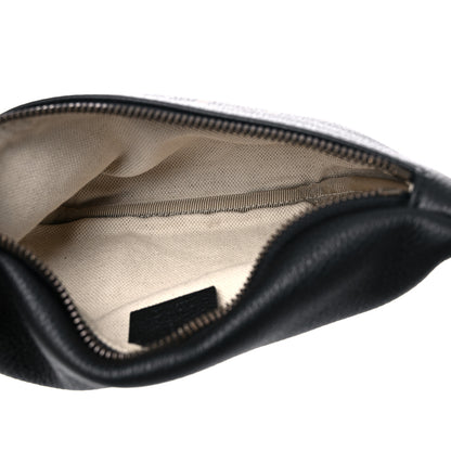 Gucci Grained Calfskin Small Logo Belt Bag Black 5 of 10