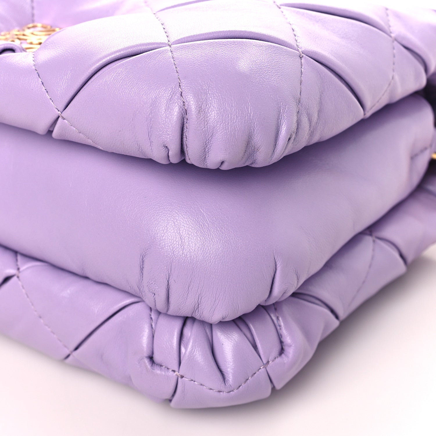 Loewe Lambskin Pleated Goya Puffer Bag Light Mauve 9 of 9