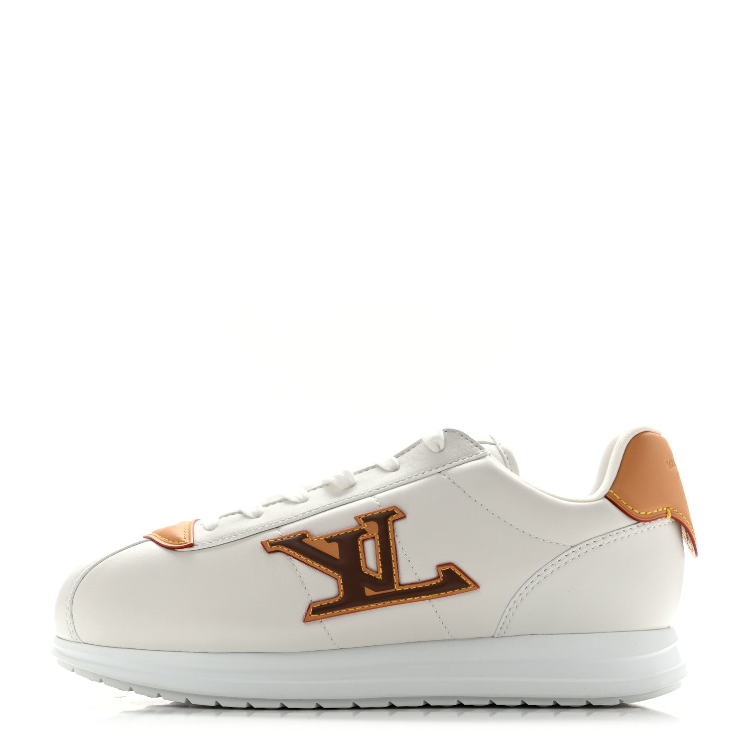 Louis Vuitton Lambskin Vachetta Mens LV Buttersoft Sneakers 10 White 1 of 10