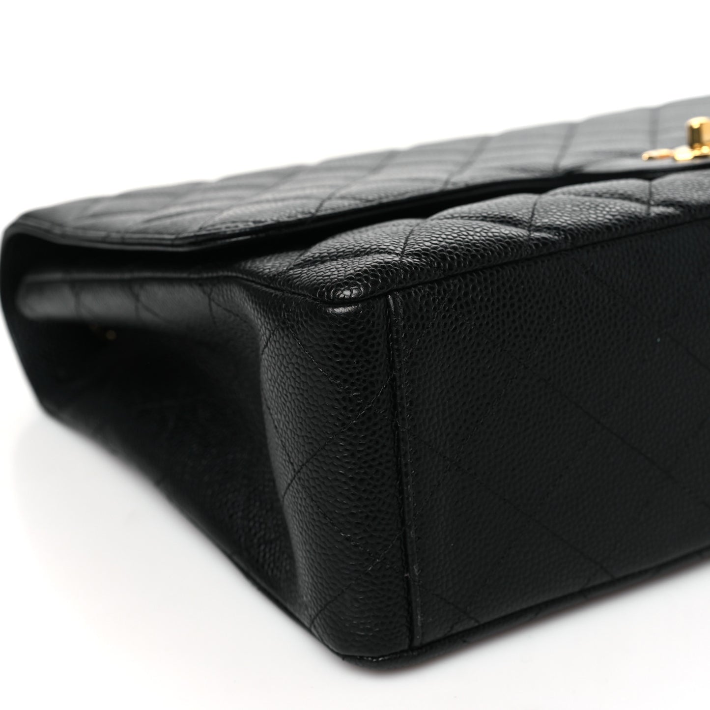 Caviar Maxi Single Flap Black