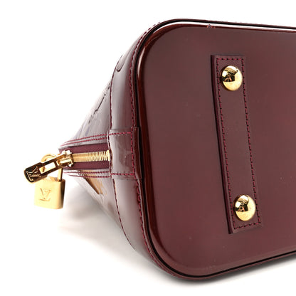 Louis Vuitton Vernis Alma PM Rouge Fauviste 8 of 9