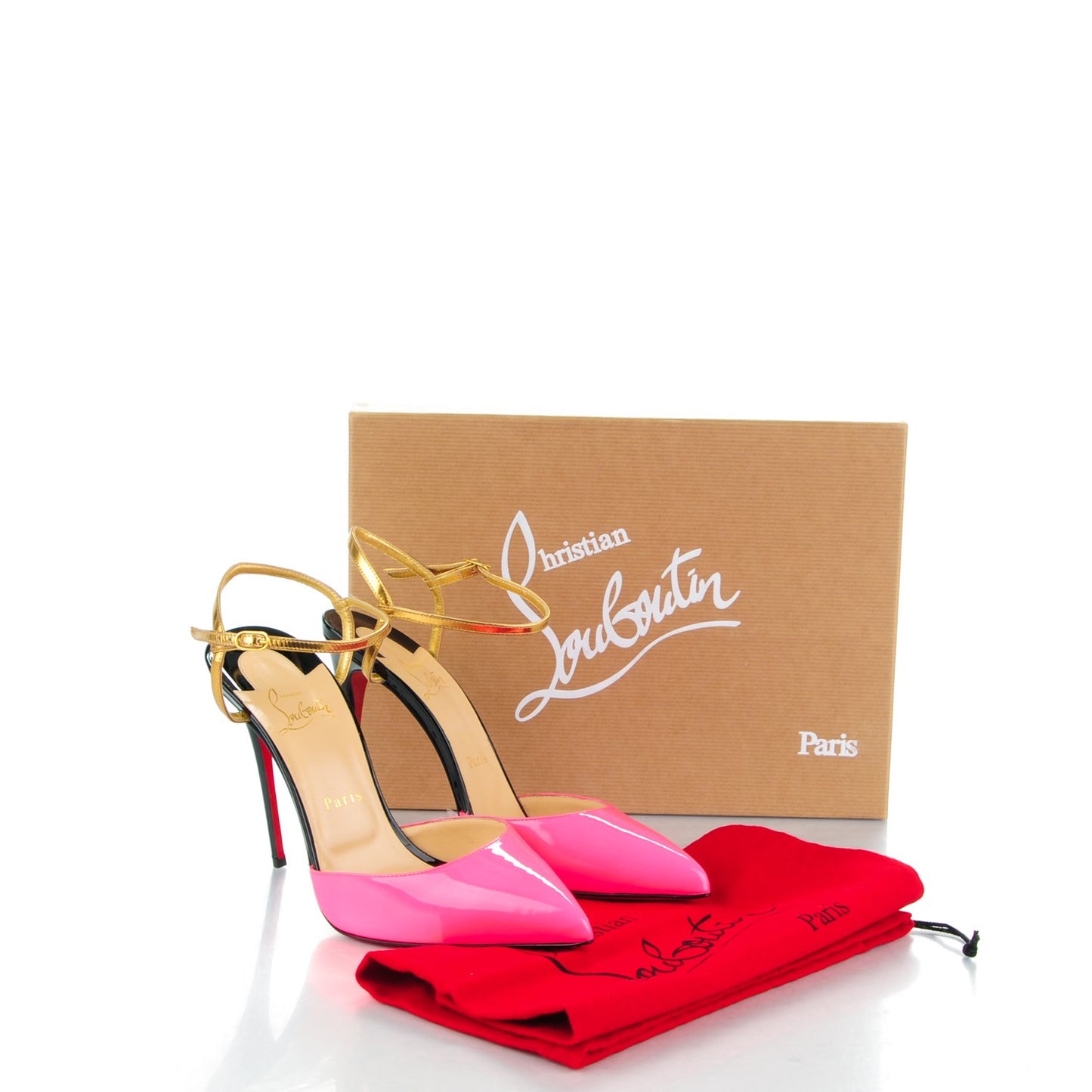 Patent Specchio Rivierina 100 Pumps 39 Shocking Pink