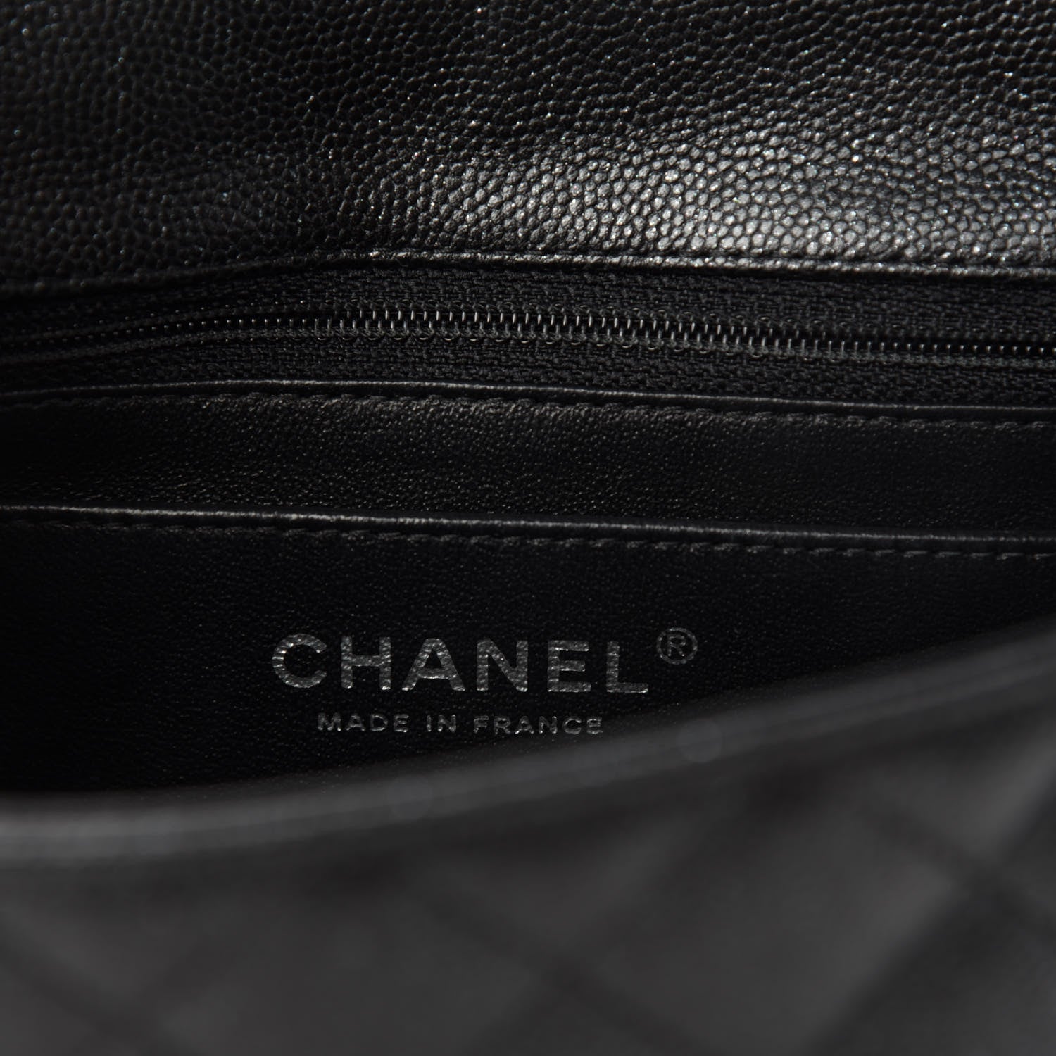 Chanel Iridescent Caviar Quilted Mini Rectangular Flap Black 8 of 11