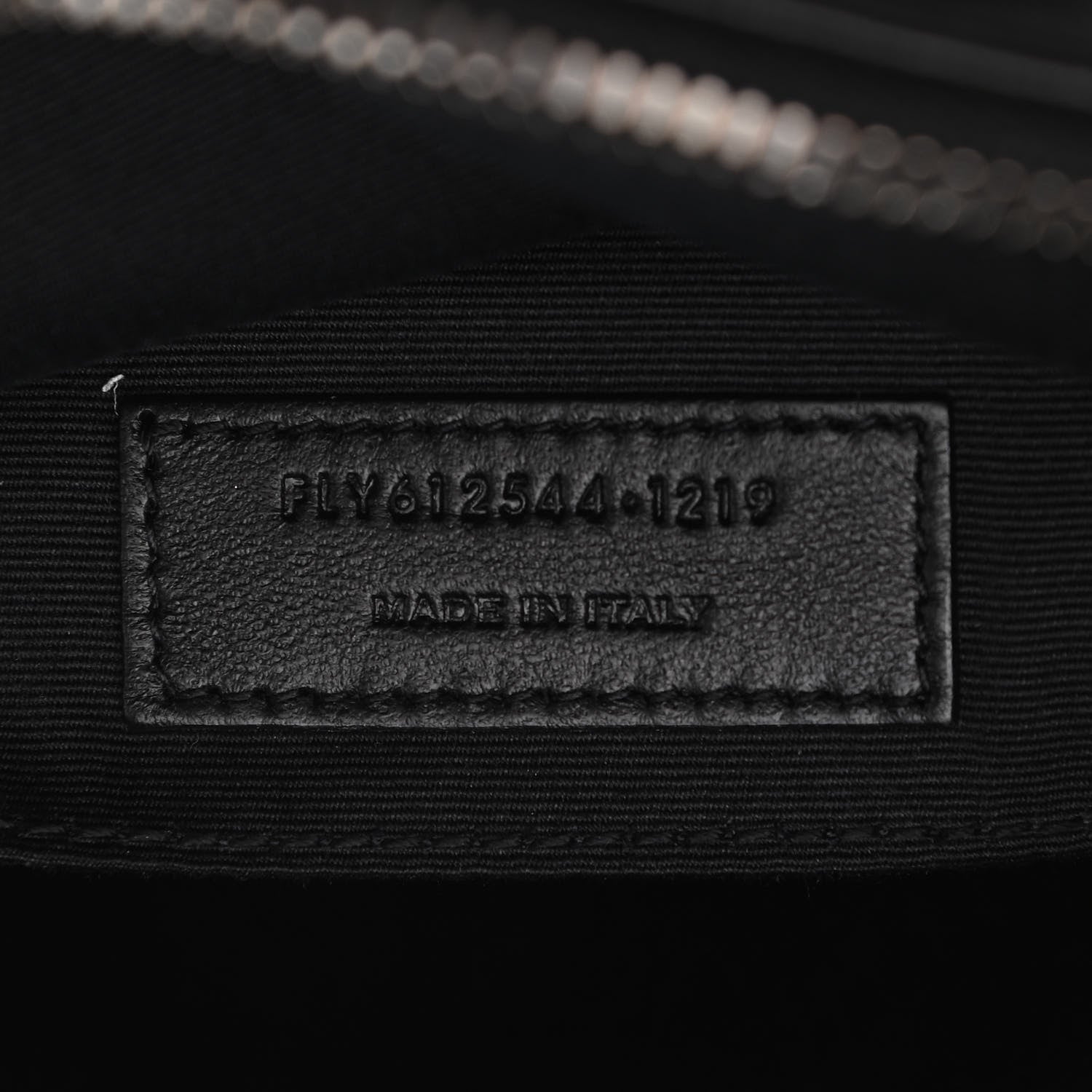 Saint Laurent Calfskin Matelasse Monogram Lou Camera Bag Black 7 of 12
