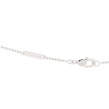Van Cleef & Arpels 18K White Gold Mother of Pearl Vintage Alhambra Pendant Necklace 5 of 6