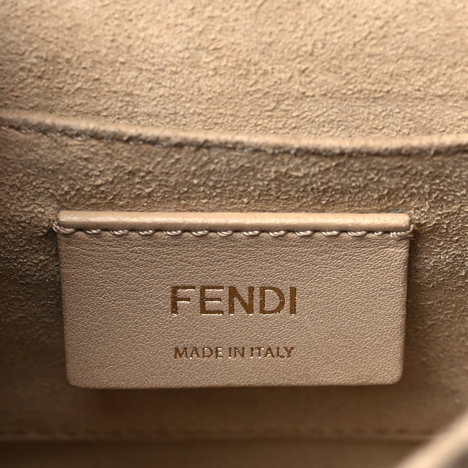 Fendi Vitello Liberty FF 1974 Embossed Small Kan I Shoulder Bag Fragola 6 of 11
