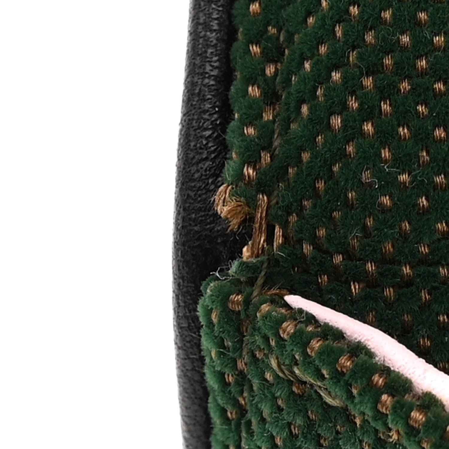 Christian Dior Velvet Monogram Diorama Satchel Green 13 of 16