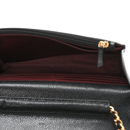 Chanel Caviar Quilted Wallet on Chain WOC Black 5 of 11