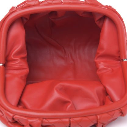 Bottega Veneta Nappa Maxi Intrecciato The Pouch Oversized Clutch Bright Red 5 of 10