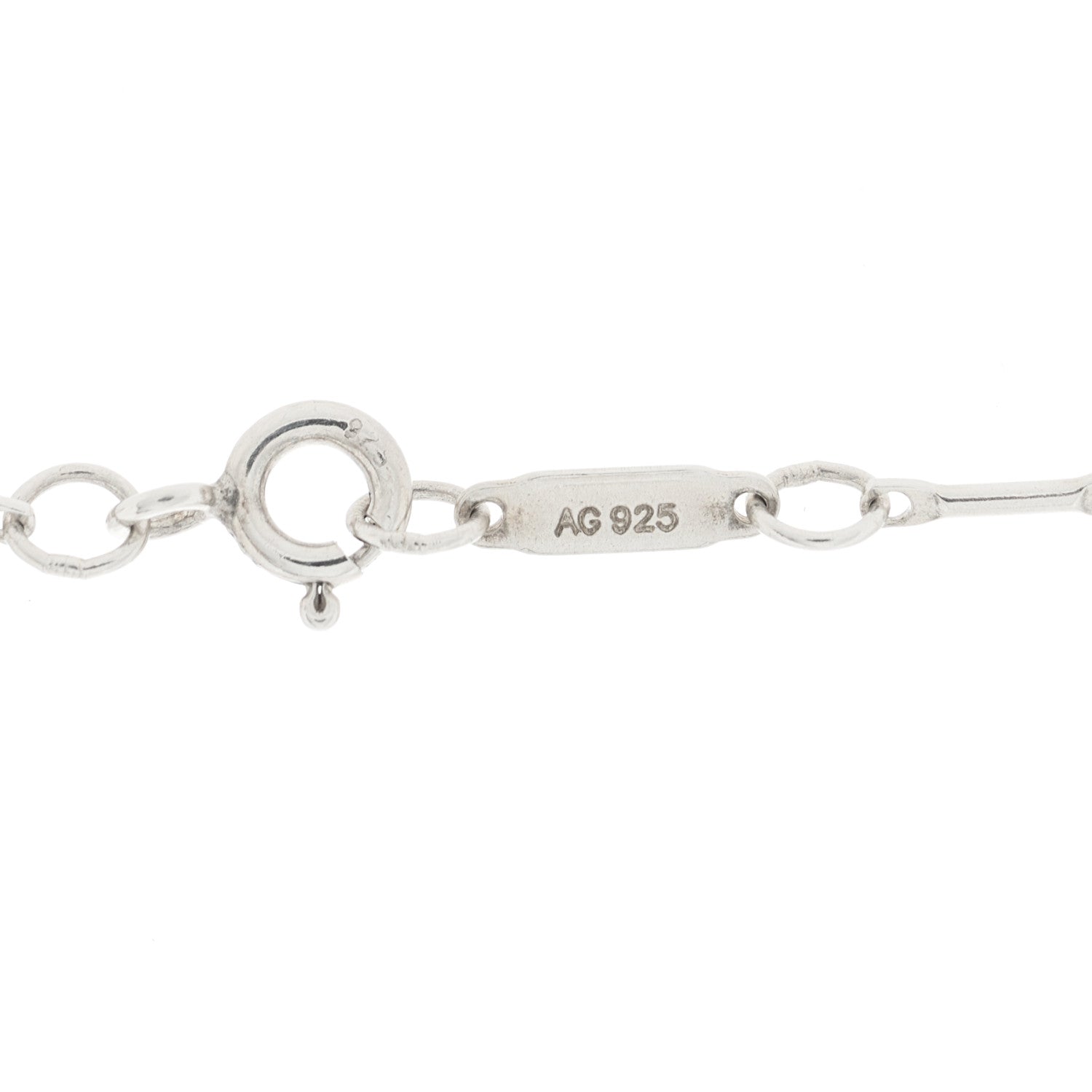Tiffany Stainless Steel Key Pendant Necklace Watch 6 of 7