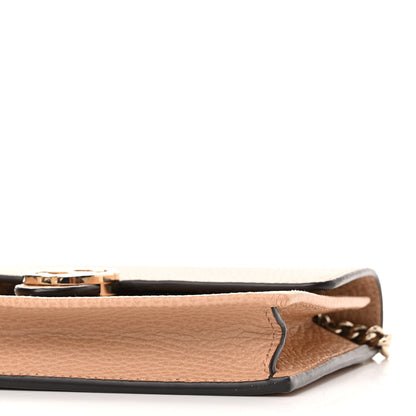 Gucci Dollar Calfskin Interlocking G Chain Wallet Camelia 9 of 10