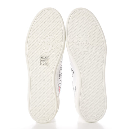 Chanel x Pharrell Williams Calfskin Womens Sneakers 39 White 5 of 14