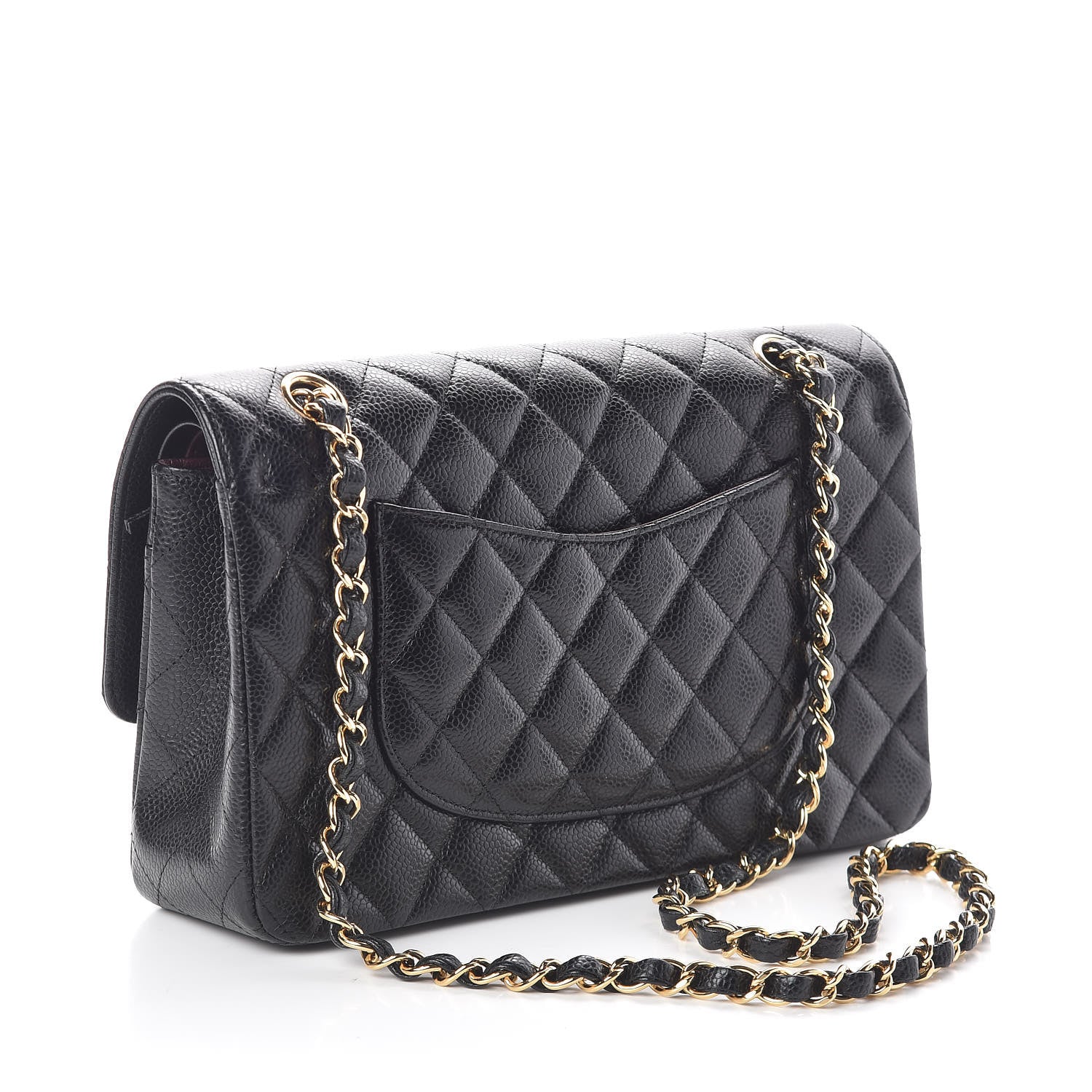 Chanel Caviar Quilted Medium Double Flap Black 3 of 10
