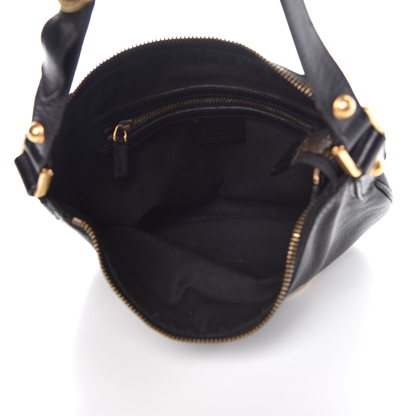 Calfskin Small Blondie Hobo Black
