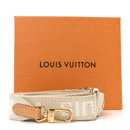 Louis Vuitton Jacquard Monogram Utility Phone Sleeve Shoulder Strap Beige 4 of 4