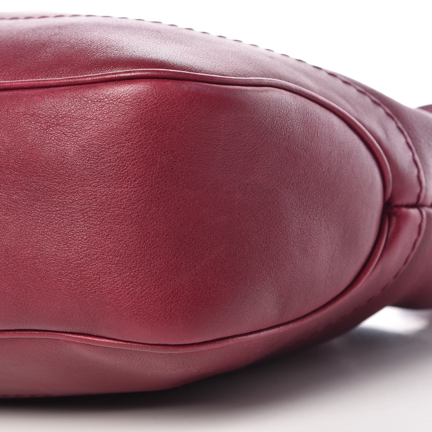 Calfskin Medium Jackie Shoulder Bag Burgundy