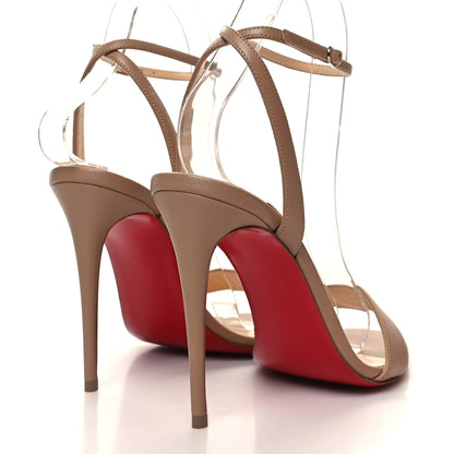 Christian Louboutin Nappa Loubi Girl 100 Sandals 36 Nude 4 of 8