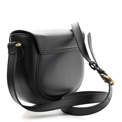 Gucci Charisma Calfskin Gucci Embossed Shoulder Flap Bag Black 3 of 10