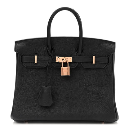 Hermes Togo Birkin 25 Black 1 of 11