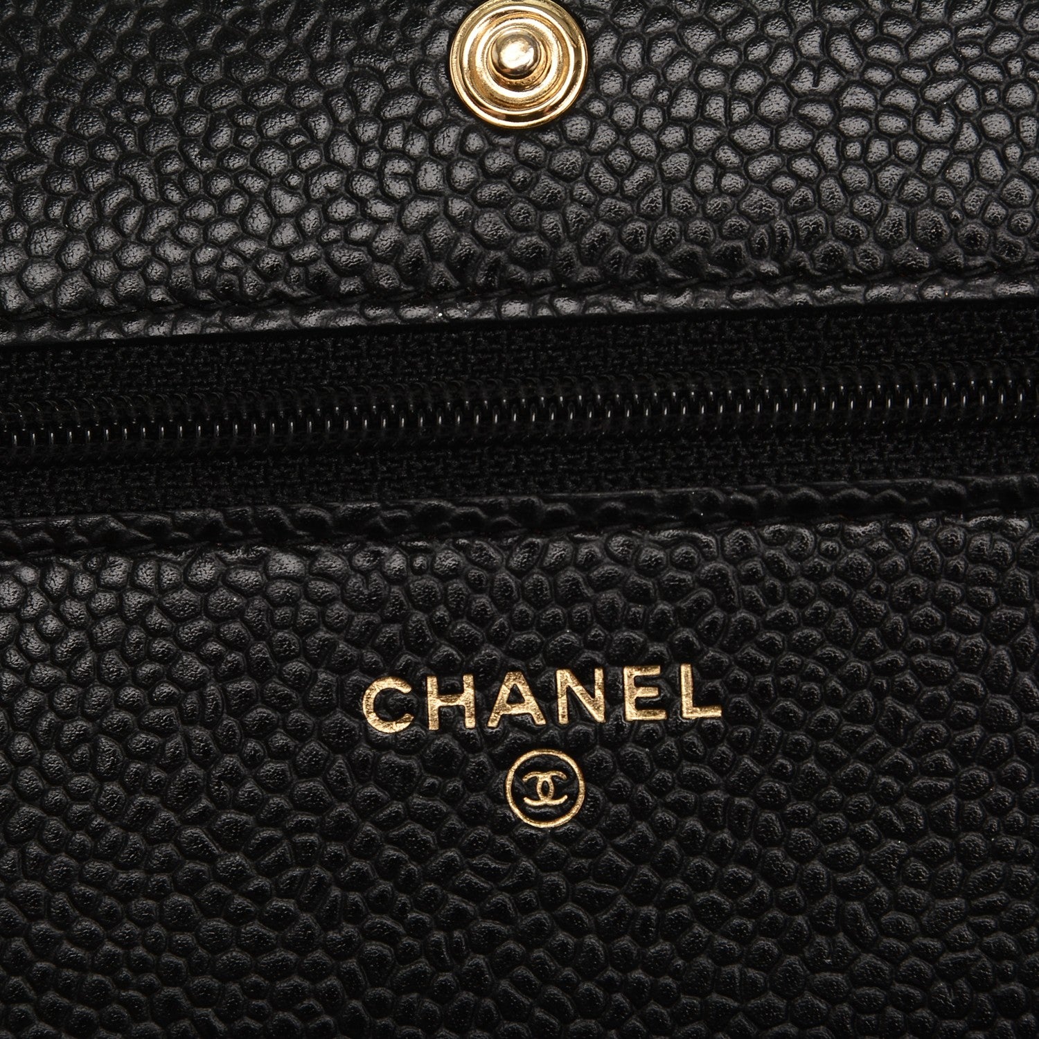 Chanel Caviar Quilted Wallet On Chain WOC Black 5 of 8