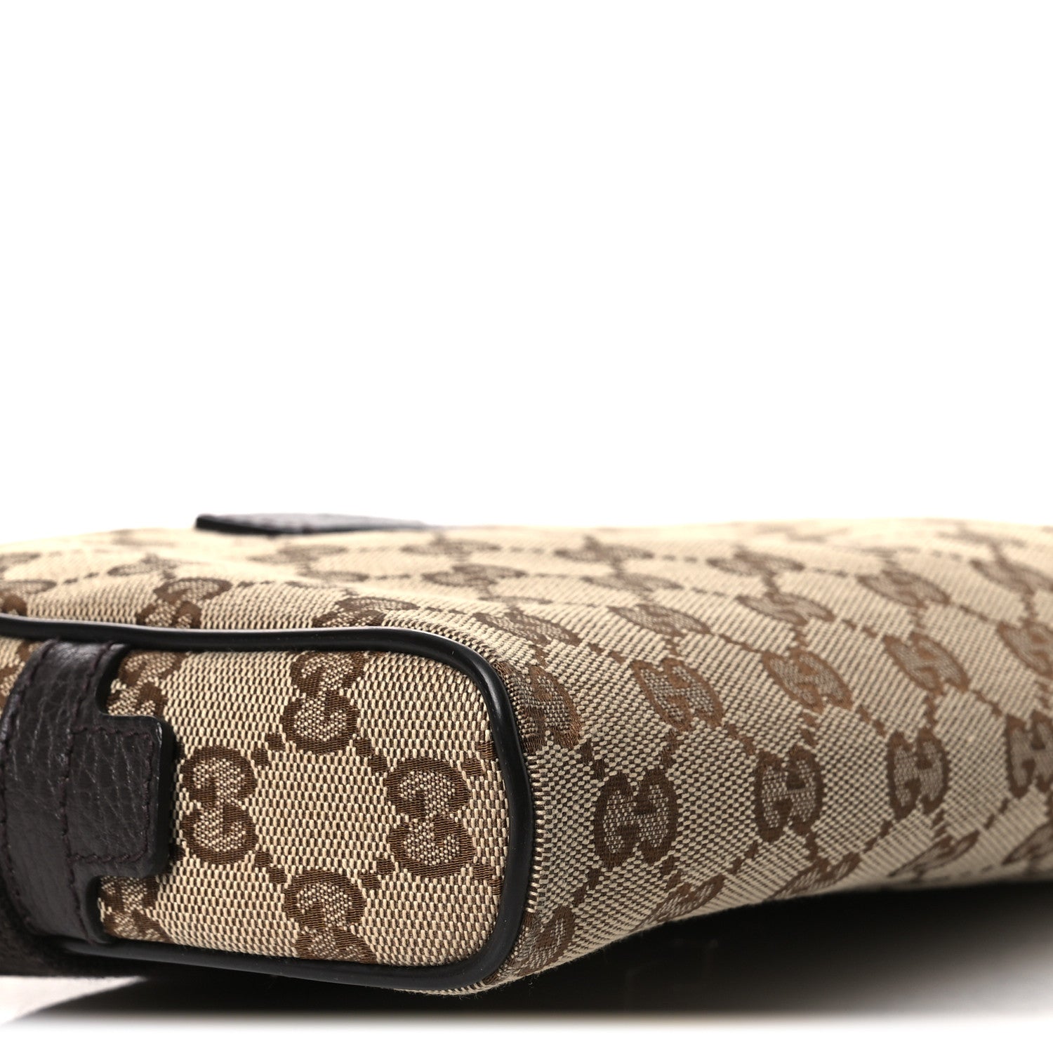 Gucci Monogram Belt Bag Dark Brown 9 of 12