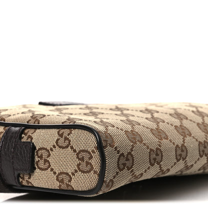 Gucci Monogram Belt Bag Dark Brown 9 of 12