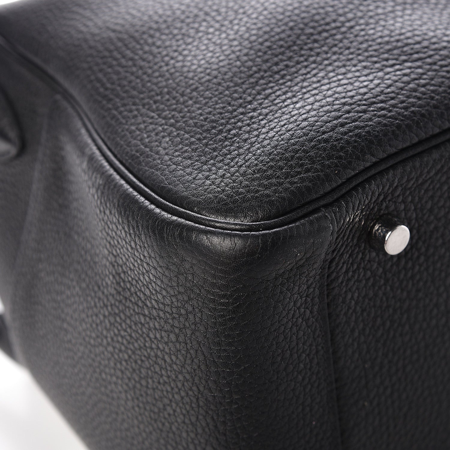 Hermes Taurillon Clemence Lindy 34 Black 9 of 13