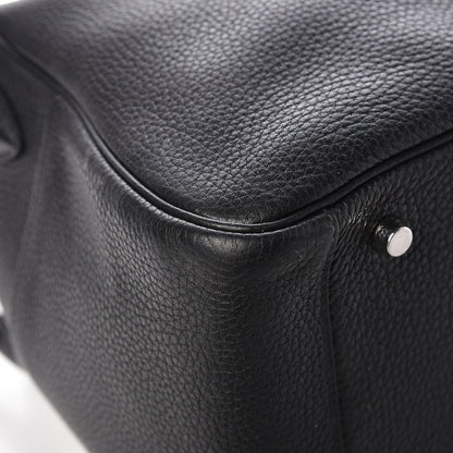 Hermes Taurillon Clemence Lindy 34 Black 9 of 13