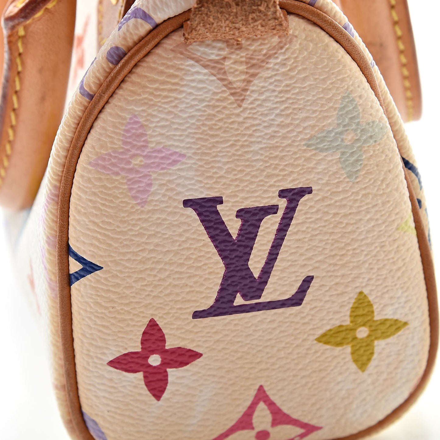 Monogram Multicolor Mini Sac HL Speedy White