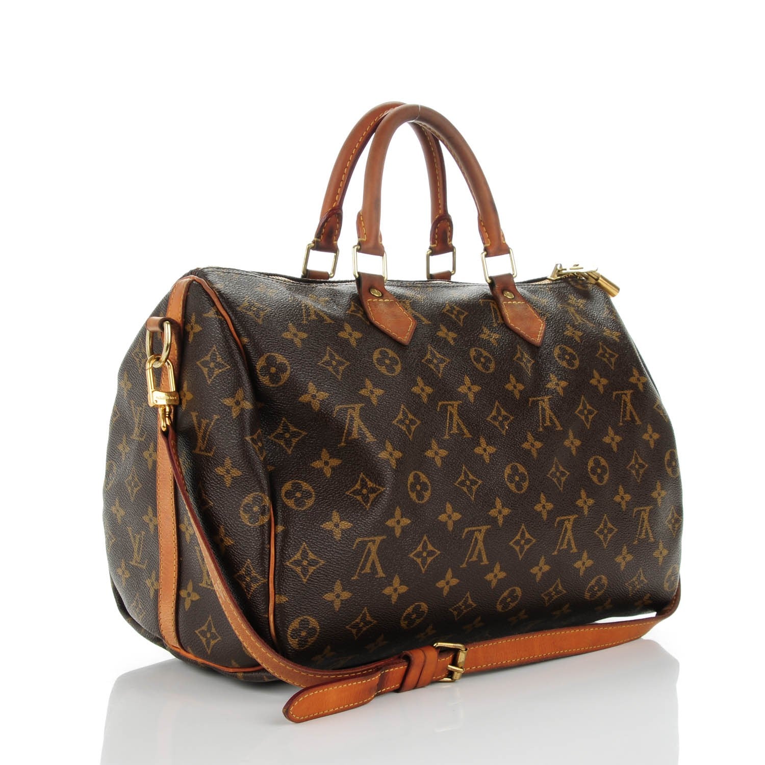 Louis Vuitton Monogram Speedy Bandouliere 35 3 of 12