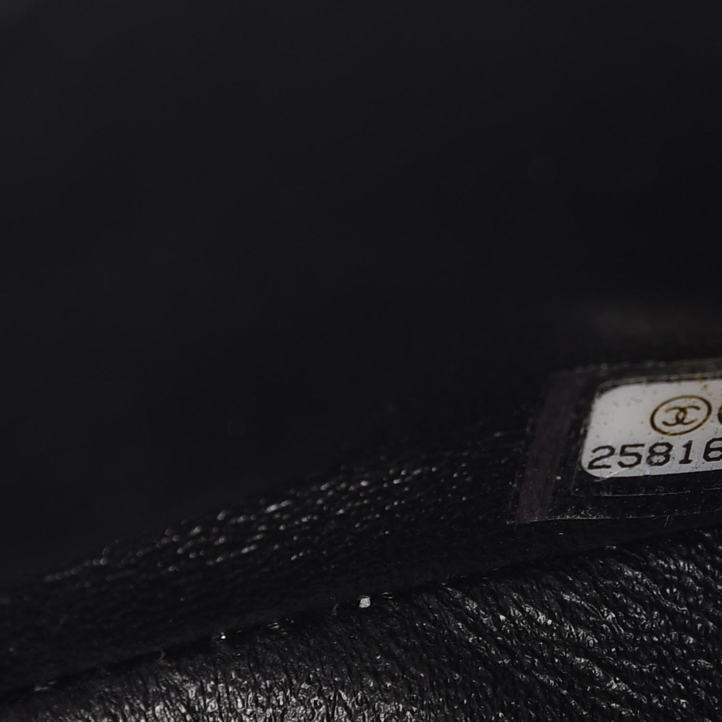 Caviar Quilted Mini Square Flap Black