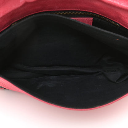 Balenciaga Agneau Classic Hardware Envelope Clutch Rose Thulian 6 of 11