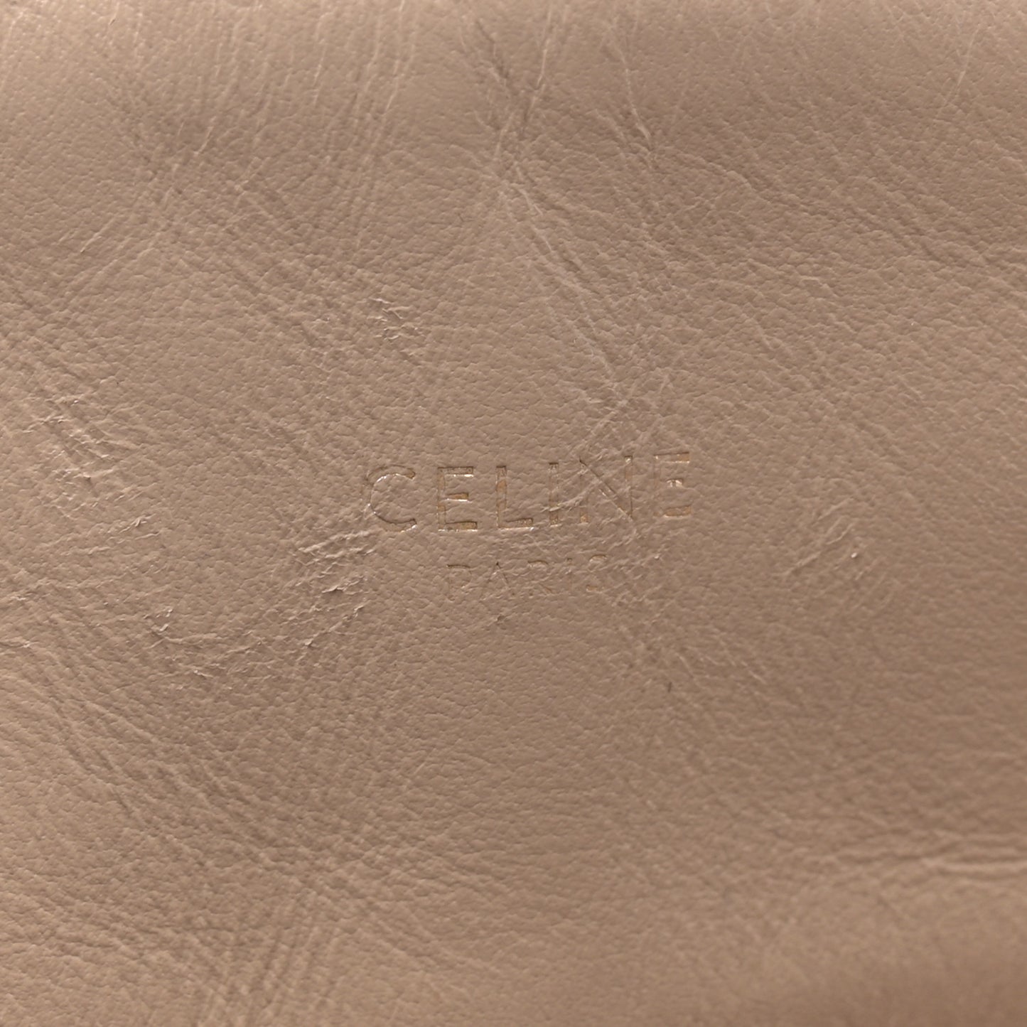 Calfskin Quilted Medium C Backpack Beige