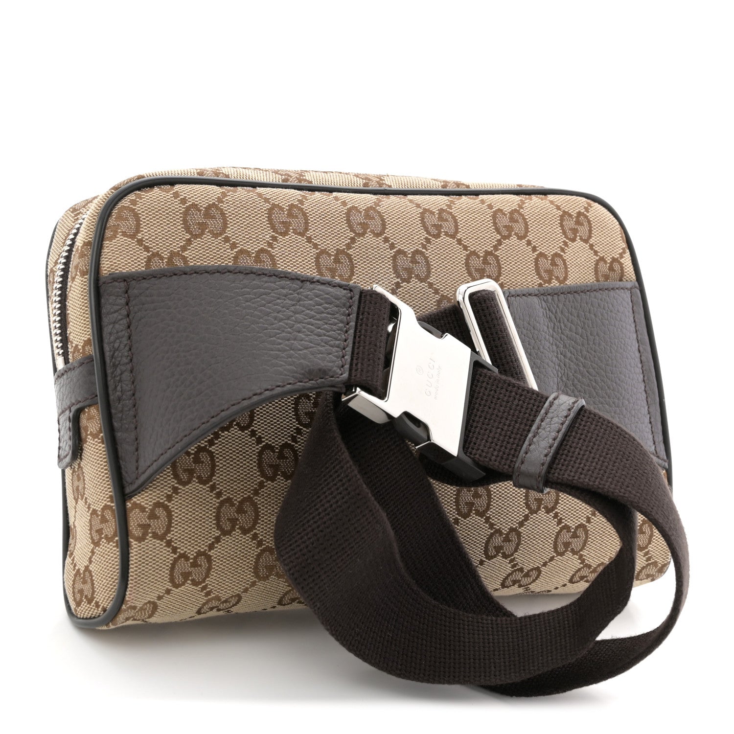 Gucci Monogram Belt Bag Dark Brown 3 of 10