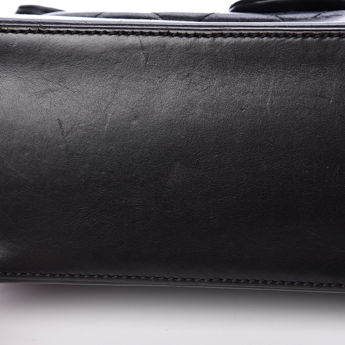 Calfskin Quilted VIP Flap Black