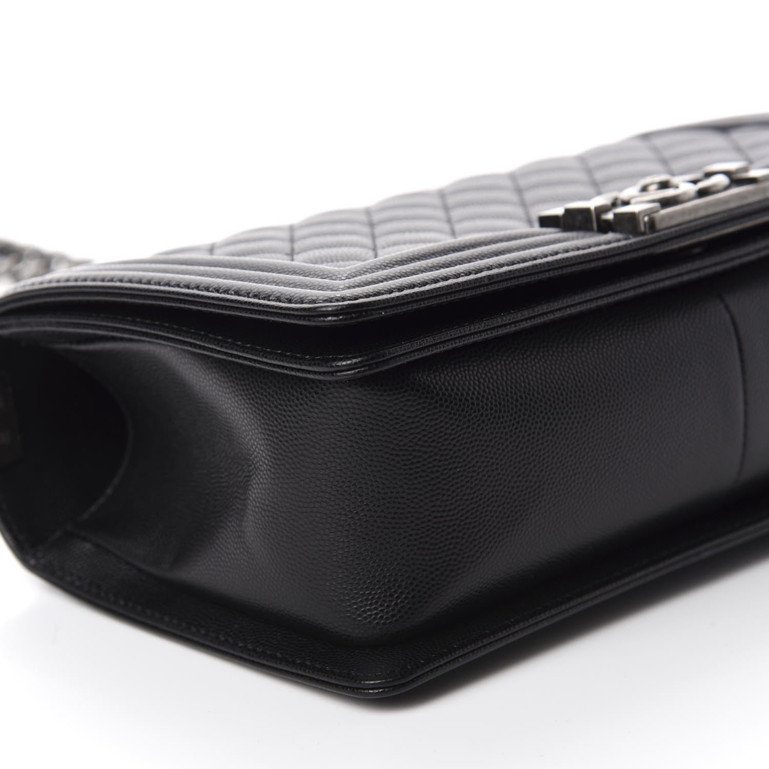 Chanel Caviar Quilted Medium Boy Flap Black 6 of 11