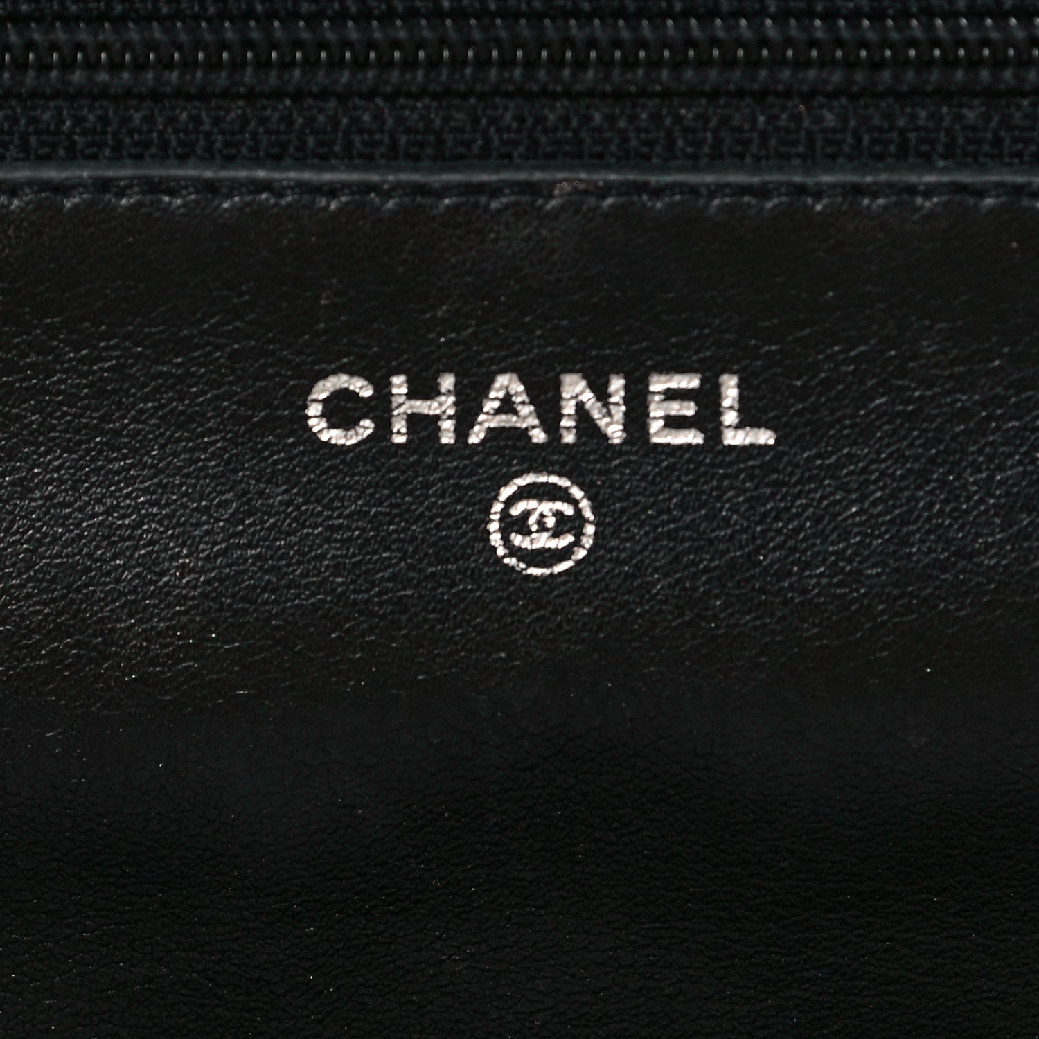 Chanel Patent Quilted Wallet On Chain WOC Black 6 of 11