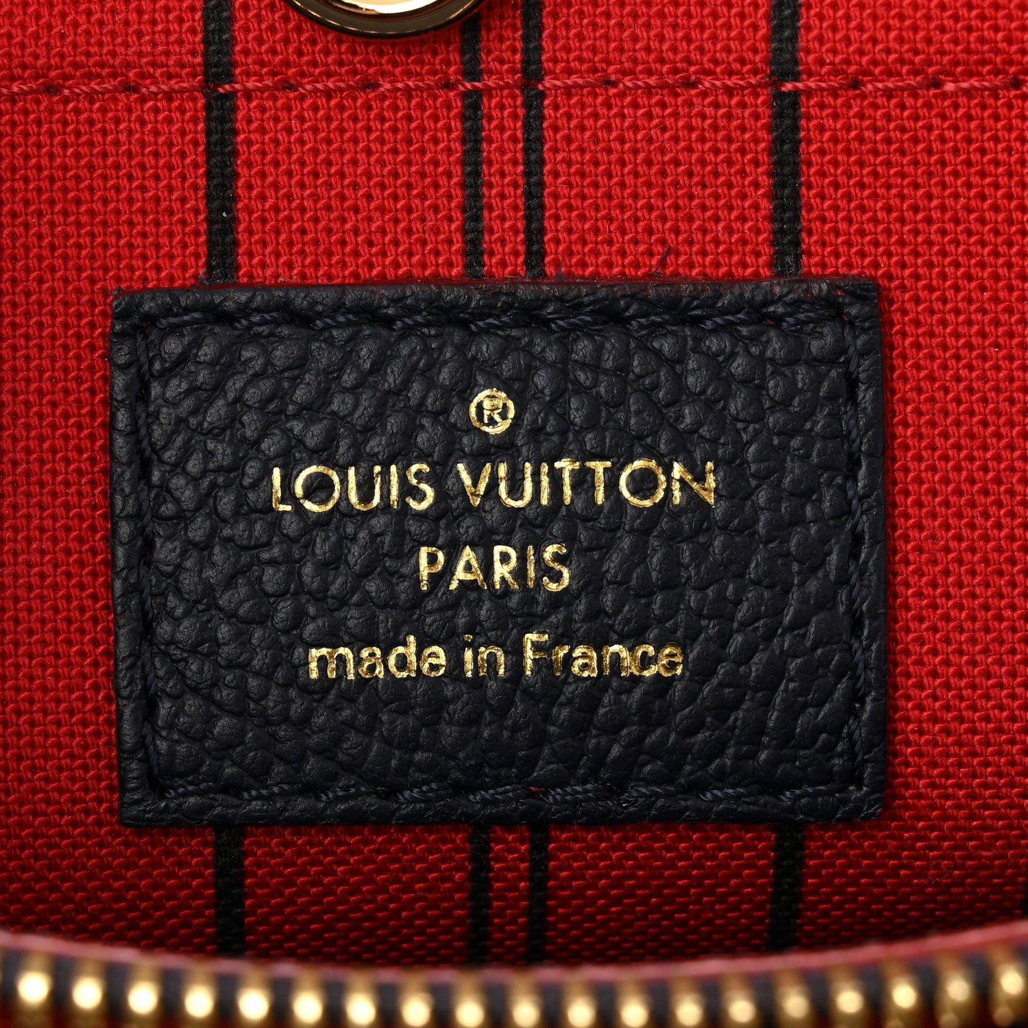 Louis Vuitton Empreinte Montaigne BB Marine Rouge 6 of 12