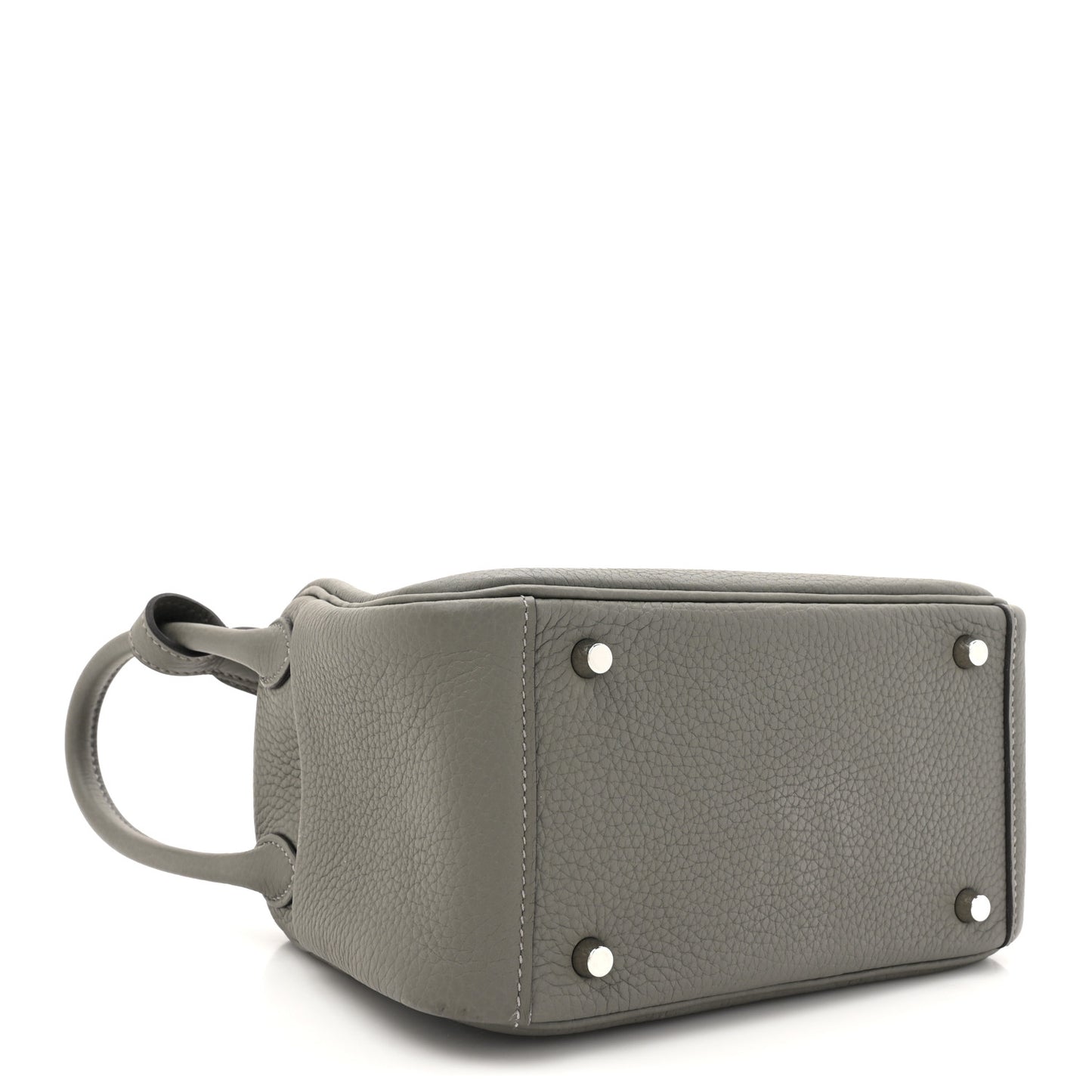 Taurillon Clemence Mini Lindy 20 Gris Meyer