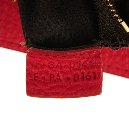 Celine Pebbled Calfskin Mini Luggage Red 8 of 9