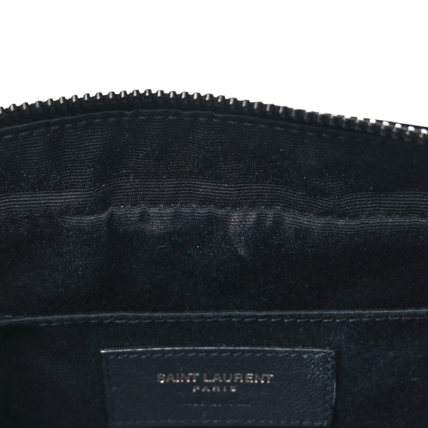 Saint Laurent Calfskin Matelasse Monogram Monochrome Lou Camera Bag Black 8 of 8